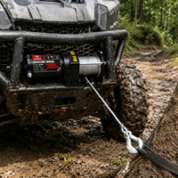 Treuil électrique léger pour usage léger 2000lbs/3000lbs/3500lbs, câble en acier de 6m/10m, télécommande sans fil pour ATV UTV, sauvetage tout-terrain
