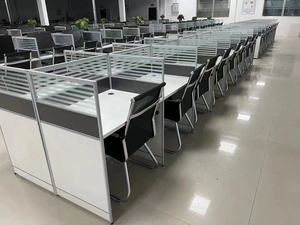 โต๊ะคอมพิวเตอร์ใช้ในเชิงพาณิชย์เฟอร์นิเจอร์โต๊ะไม้พาร์ติชั่นสำนักงาน - Product Image 3