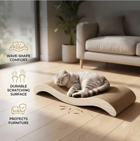 Lit pour chat anti-chute, griffoir en bois massif, jouet pour chat, chaise longue intégrée résistante à l'humidité, tapis en sisal, source transfrontalière