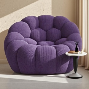 Canapé <span class=keywords><strong>d</strong></span>'appoint créatif pour salon, design transfrontalier, en mousse compressée, avec revêtement en tissu PU simple, non gonflable, à bulles de football - Product Image 4