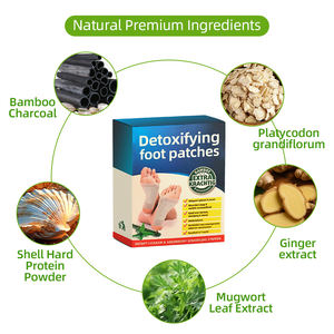 Promo Panas Jishantang Lavender Detox Foot Pads 10pcs/Kotak - Perawatan Kaki Herbal Organik Alami untuk Penggunaan Sehari-hari Bersertifikat CE - Product Image 3