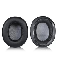 Oreillettes de remplacement en mousse à mémoire de forme en peau d'agneau pour casque Sony MDR 1ABT/1RBT/1RNC