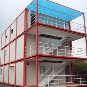 Casa contenedor plegable móvil de 40 pies de China, casas dúplex modulares prefabricadas, casa móvil con Panel sándwich expandible a la <span class=keywords><strong>venta</strong></span> - Product Image 5