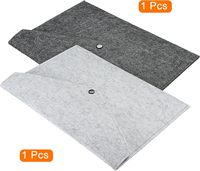 Carpeta Portadocumentos Protectora para Oficina y Negocios, Bolsa de Fieltro para Archivos, Colores Variados, Impresión Tipográfica, Forma Personalizada