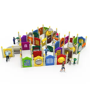 Classic, comfortable and fun custom outdoor maze series children's playground.