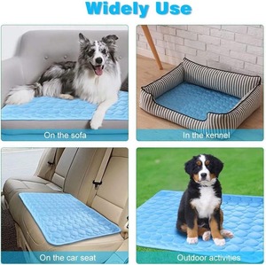 Alfombra Refrescante para Perros, Lavable, con Diseño Moderno, de Seda, Activada por Presión, Enfriable, para <span class=keywords><strong>el</strong></span> Verano - Product Image 3