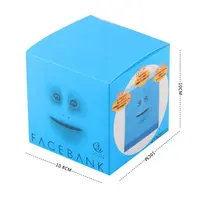 Di trasporto del nuovo creativo a forma di faccia scatola di risparmio di denaro mangiare piggy bank