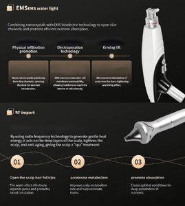 Appareil de thérapie du cuir chevelu et de stimulation de la pousse des cheveux pour usage domestique/salon, masseur de tête 8-en-1 pour le traitement de la perte de cheveux, machine de soin du cuir chevelu et de relaxation - Product Image 5