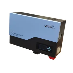 Vmaxpower Inverter Tenaga Surya 1000W Portabel, Inverter Daya Mini Off-Grid dengan Pengisi Daya Inverter Gelombang Sinus Murni untuk Peralatan Rumah