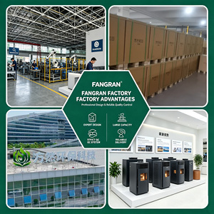 Poêle à bois autoportant moderne Fangran 150ZX 10 kW, foyer de chauffage par air pour salle à manger familiale 80 m² - Product Image 5