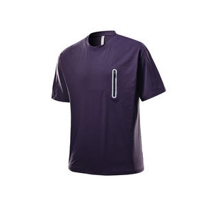Camiseta de Verano para Hombre, Manga Corta, Informal, Ligera, Transpirable, Color Personalizado, Secado Rápido, Antiarrugas, Corte Regular, Diseño con Letras - Product Image 2