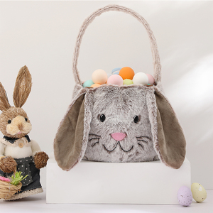 Venta al por mayor regalo de Pascua cubo huevos dulces bolsas de regalo de peluche de conejito de la cesta de Pascua - Product Image 3