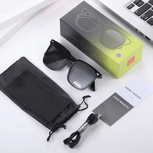 GS01 Intelligent <b>Bluetooth</b> Glasses BT 5.3 Smart Touch Audio Music Stereo Sound UV400 Polarized Lens Lightweight Smart Sunglasses - Product Image 1