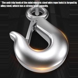 Alat Angkat Listrik Tali Kawat Baja Desain Pabrik Cina, Rotor Baja Silikon Standar, Katrol Tali - Product Image 6