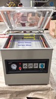 Machine à sceller sous vide à chambre de table commerciale avec plateau-économiseur de nourriture pour la cuisson de la viande, du poisson, des fruits de mer et sous vide