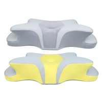 Bantal Ergonomis Kontur Servikal Busa Memori Orthopedi OEM ODM yang Dapat Disesuaikan, Bebas Bau, Penyangga Leher untuk Tidur Menyamping dan Telentang