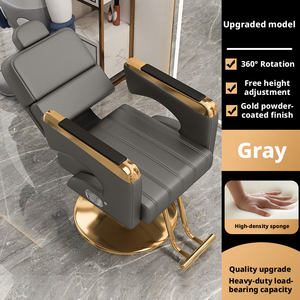 Sedia da Salone Idraulica Robusta, Poltrona da Barbiere Girevole Regolabile Premium per Uso Professionale - Product Image 4