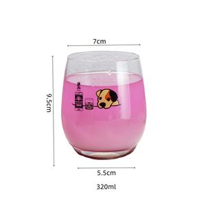 แก้วน้ำลายการ์ตูนโคแมน สำหรับวิสกี้ ไวน์ น้ำ และน้ำผลไม้ ดีไซน์ทันสมัย เรียบง่าย สีสันสดใส ทรงเอวคอด ใช้เป็นแก้วเบียร์ได้ - Product Image 6