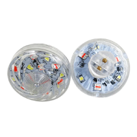 Nouvelles Décorations Lumineuses Cabochon pour Parcs d'Attractions AC127V 110V 48mm LED Pixel RGBW Automatique IP65 Lumières Ponctuelles pour Manèges
