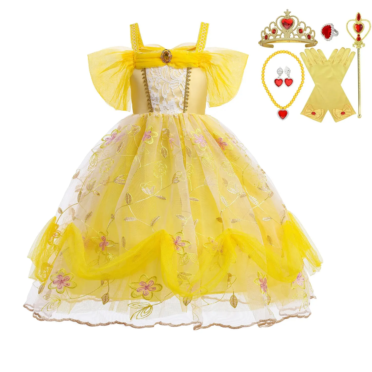 Wholesale Halloween Kids Princess Dresses Cosplay Costume For Kids Girls Party Dress Up