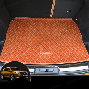 Tapis de coffre en cuir pour Citroën <span class=keywords><strong>DS7</strong></span> 2018 2019 <span class=keywords><strong>2020</strong></span>, accessoires intérieurs pour coffre arrière - Product Image 4