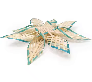 Copo de nieve de alta calidad, decoración navideña, árbol tejido de bambú, nueva llegada, tendencia superior, Natural de Vietnam - Product Image 3