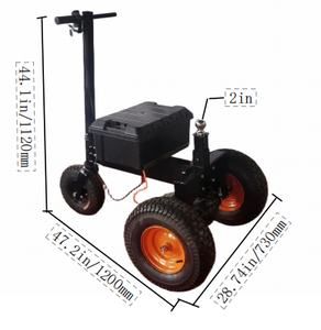 Remolque Eléctrico con Rótula Ajustable, Capacidad de Carga Máxima de 2500-8800 Libras, Apto para Barcos, Yates y Vehículos Recreativos - Product Image 3