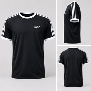 Maillot d'entraînement personnalisé à manches rayées, maillot de performance, fabrication OEM/ODM, fournisseur de vêtements de sport - Product Image 4