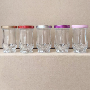 Vide 50ml Verre Blanc Champignon Soupe Bouteilles Nid D'oiseau Bouteille Avec Couvercle Hermétique En Métal - Product Image 4