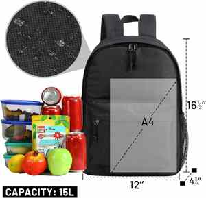 Backpack Cooler Small Leakproof Lightweight Cute for Women Men Insulated Cooler Bag - Product Image 2