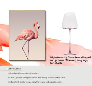 High-Appearance Level Light Luxury Diagonal <b>Pink</b> Wine Glass Stemware Wholesale Home Wine Glass <b>Gift</b> <b>Box</b> Set for Tea Cups Saucers - Product Image 4