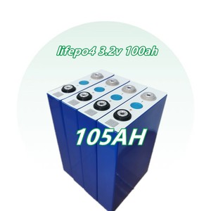 Sel LiFePO4 3.2V 100Ah Lithium Iron Phosphate, Tingkat Pengisian dan Pengosongan 1C, Mendukung Seri atau Paralel Ganda untuk Paket Baterai DIY - Product Image 1
