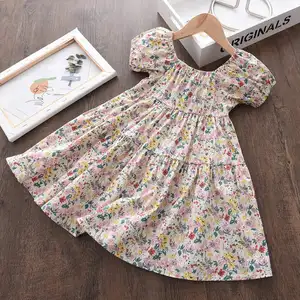 Bear Leader Baby Meisjes Casual Zomer Jurken Zomer Kinderen Meisje Ruches Prinses Vestidos Kinderen Zoete Koreaanse Stijl Kostuum 3-7Y