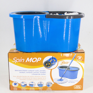 360 độ cán Quay Ma Thuật lau Bộ Bán Chạy nhất rảnh tay làm sạch xô với đầu nhựa và tay cầm - Product Image 6