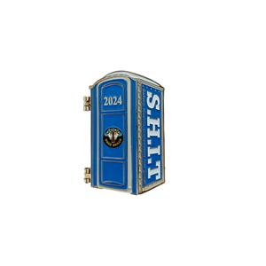 Pin de solapa con bisagras de apertura y cierre personalizado, bisagra de aleación de zinc y metal, Pin esmaltado suave - Product Image 4