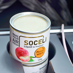 สเปรย์ปรับอากาศในรถยนต์ Soceli 120 กรัม ผลิตจากพลาสติกที่เป็นมิตรต่อสิ่งแวดล้อม ดีไซน์ทันสมัย กลิ่นหอมติดทนนาน สำหรับภายในรถยนต์ ชนิดน้ำ - Product Image 3