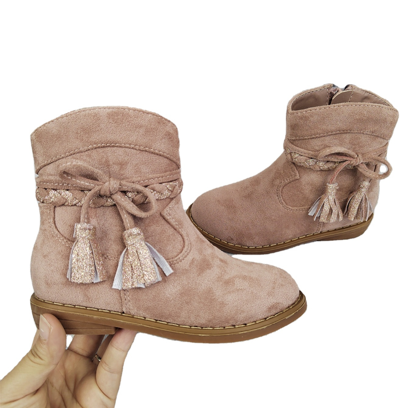 Amazon.com: 2021 Suede Botines para Mujer,Moda Casual Romano Retro Corto  Botines Cremallera Cuña Tacón Botines : Hogar y Cocina