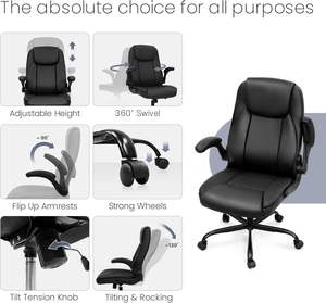 <span class=keywords><strong>Fauteuil</strong></span> de salle informatique JL bon marché Pu pour bureau à domicile <span class=keywords><strong>fauteuil</strong></span> de patron noir multifonctionnel rembourré tout au long de la journée confort - Product Image 3