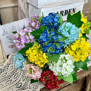 Craftsmanship <b>Artificial</b> <b>Hydrangea</b> Flowers K-3 Snowball Silk Wedding Decor Outdoor Photography Props Home Decoration - Product Image 1