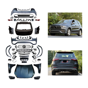 Nuevo Kit de Carrocería Delantero/Trasero para <span class=keywords><strong>ML</strong></span> W166 2012-2015 GLE167 <span class=keywords><strong>AMG</strong></span> <span class=keywords><strong>63</strong></span>, con Faros Antiniebla, Fijación sin Daños, para Clase M - Product Image 1
