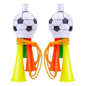 Corneta de animación para fútbol, corneta para conciertos, corneta para aficionados, corneta para eventos deportivos, corneta de doble tono, silbato. - Product Image 3