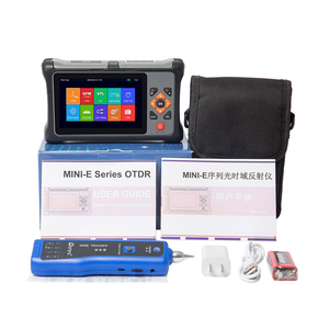 MINI OTDR 1310/1550nm 26/24dB Réflectomètre à fibre optique Écran tactile VFL OLS OPM Carte d'événements Testeur de câble Ethernet Testeur de réseau - Product Image 5