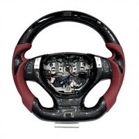 Volant en cuir perforé en fibre de carbone avec LED, personnalisable en usine, adapté aux voitures Lexus IS GS ES LS RX toutes séries