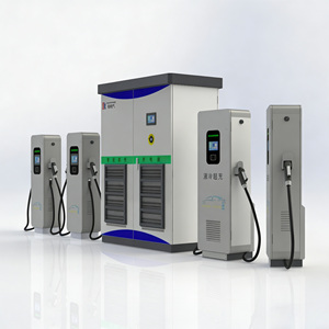 ระบบชาร์จรถยนต์ไฟฟ้าแบบแยกส่วนที่ขยายได้ ชุดชาร์จเร็วแบบหลายช่องเสียบ RS-QC360kW ระบบจ่ายไฟแบบโมดูลาร์และปรับขนาดได้ - Product Image 1