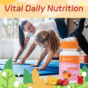 Gomitas de Vitamina D3 para Niños de Marca Privada con Certificación GMP, Sin Gelatina, Refuerzo Inmunológico, Gran Sabor - Product Image 5