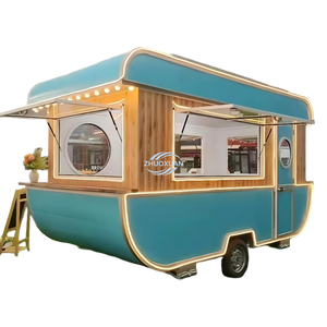 Chariot alimentaire géant en forme de casque, kiosque rétro radio-télévision pour café - Product Image 1