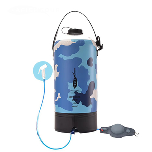 Doccia Solare Portatile in PVC da 20L, Borsa Impermeabile per Toilette, Serbatoio d'Acqua con Tubo, <span class=keywords><strong>Set</strong></span> Completo per Bagno Bambini e Viaggi - Product Image 3