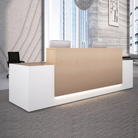 Bureau de réception en bois massif, comptoir, pour hôtel, petit salon de manucure, table de réception, pour salon