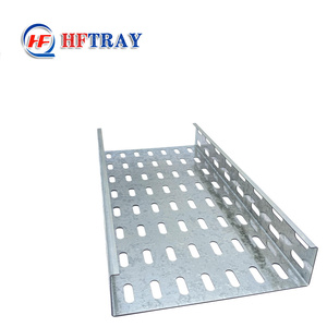 Bac à câbles perforé galvanisé robuste et personnalisable, en acier inoxydable, pour câblage industriel, capacité pour câbles - Product Image 5