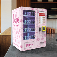 Distributeur automatique Zhong Da, petit modèle, écran tactile 7 pouces, mini distributeur automatique, SDK/API personnalisé, couleur rose intelligente, conforme ADA